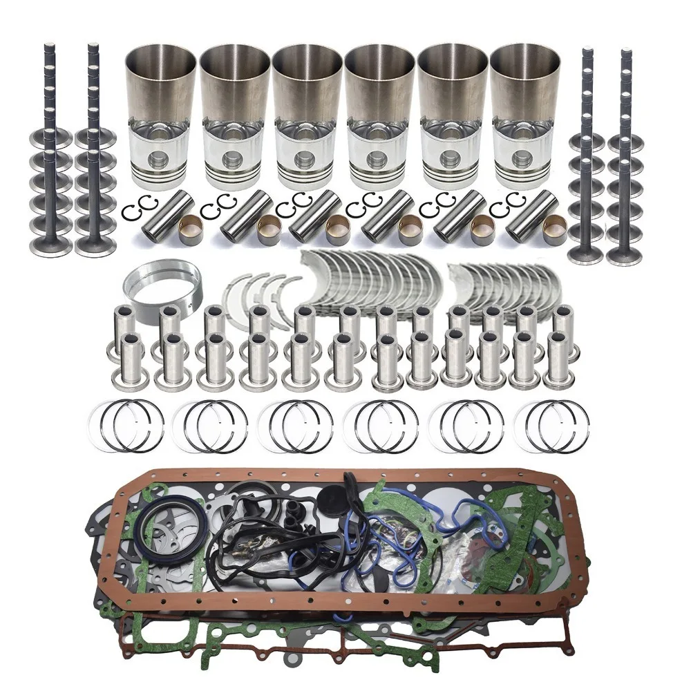 

Overhaul Piston rebuild kit for 6D14 6D14T Mitsubishi Engine set liner gasket