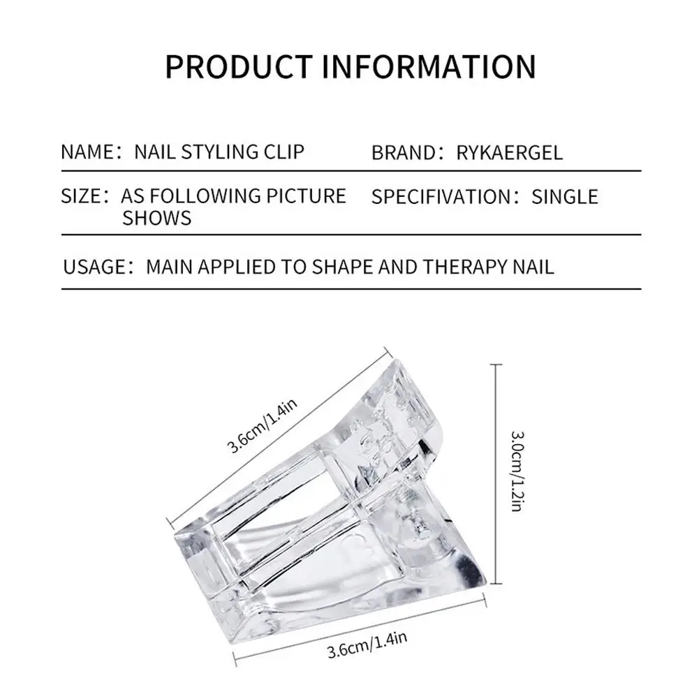 Moule adhésif d'extension de cristal d'art d'ongle, Fiosphréinitialisation, outil de saillie d'ongle, pas d'ongle, ongle stable, plaque de clip de curling, Cr Q4L3