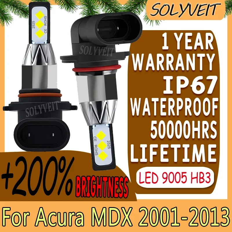 

Longevity Night drive Must-Have Headlight LED Hi Beam For Acura MDX 2001 2002 2003 2005 2006 2007 2008 2009 2010 2011 2012 2013