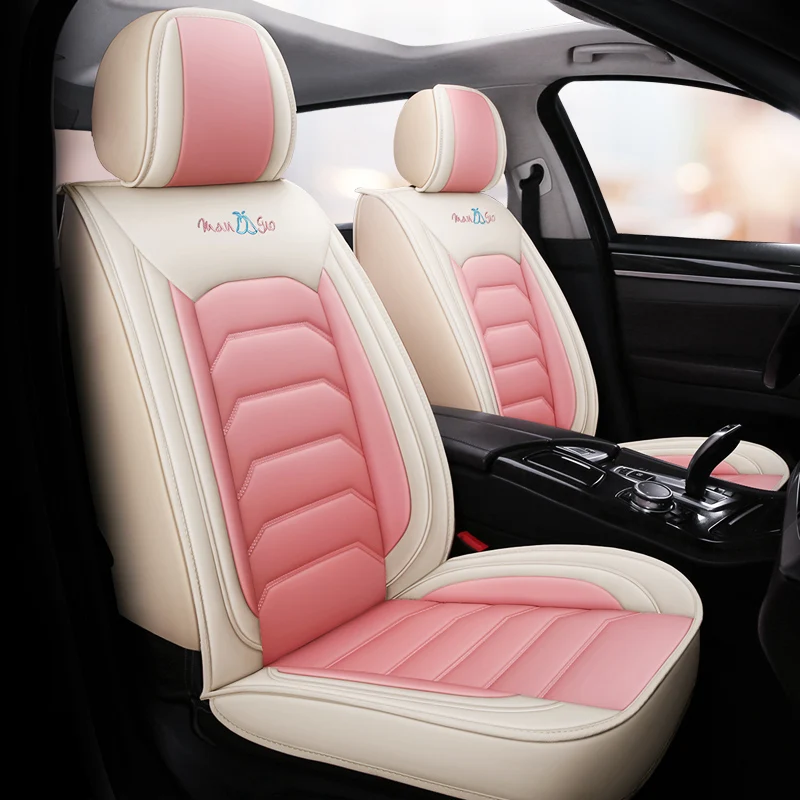 BHUAN Car Seat Cover Leather For Skoda All Models Octavia Rapid Superb Fabia Kodiaq Yeti KAROQ KAMIQ Car Styling Accessories