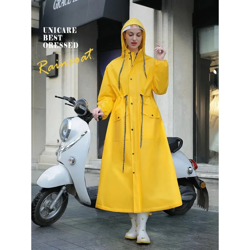 Electric Bicycle Adult Raincoat Wholesale Women\'s Men\'s and Women\'s Single Long Full Body New Riding Anti Storm Poncho