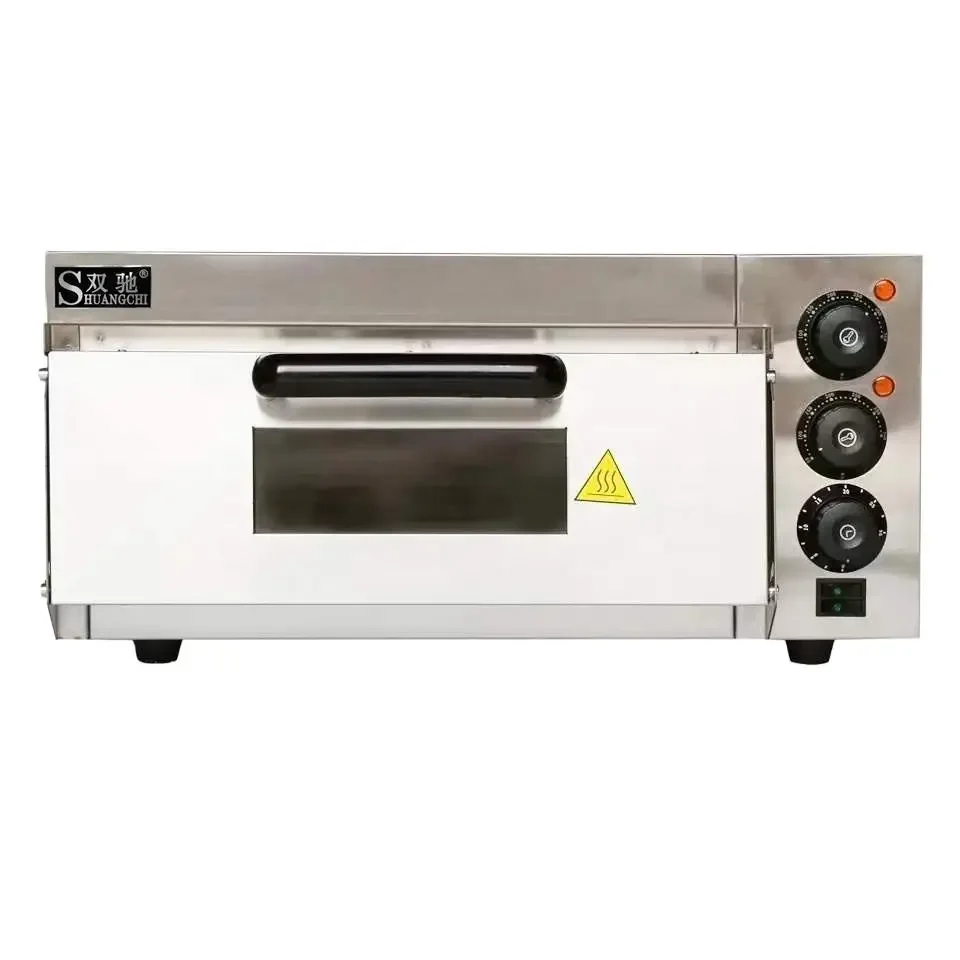 

a 2 deck 2 tray Built-in Ovens Industrial Baking Oven Commercial Electric Pizza Oven Stainless Steel Bakery Bread Machine