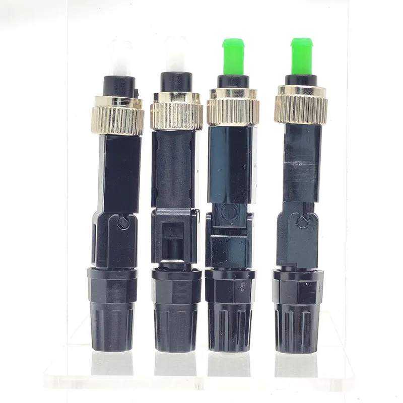 10pcs FC Fiber Fast Connector Embedded, UPC/APC for FTTH, 0.3dB Low Loss & Quick Field Installation Best Price Wholesale