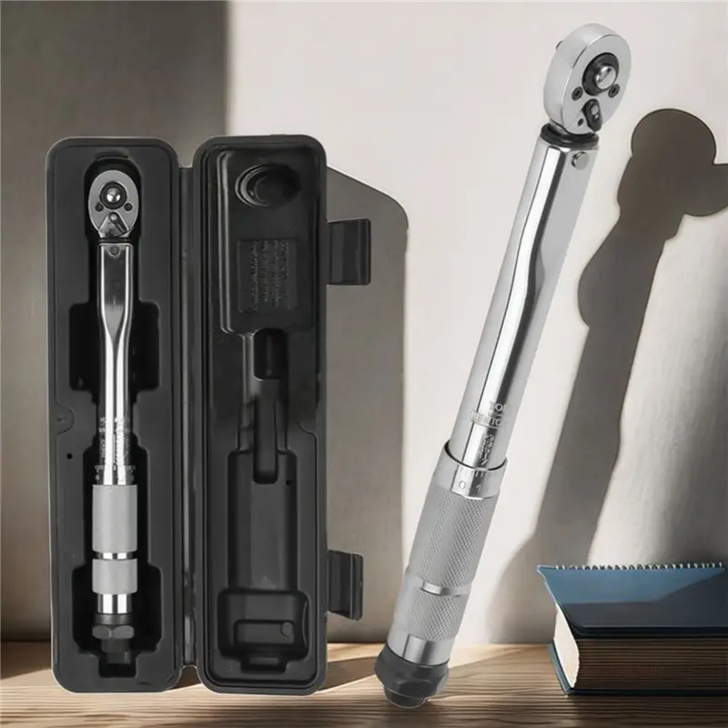 B17C 19-110N.M Precise Torque Wrench Reversible Ratchet Key 3/8Inch Adjustable Square Drive Spanner Precise Preset Car Repair