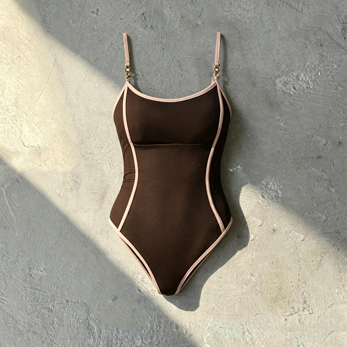 Push Up 2026 Sexy Women One Piece Swimsuit Swimwear Female Bordered Monokini Swimming Suit Bathing Suit Backless Beachwear