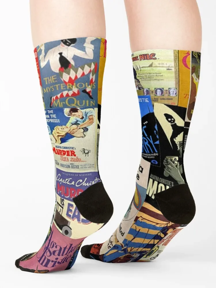 Agatha Christie Socks tennis aesthetic Running Designer Man Socks Women's