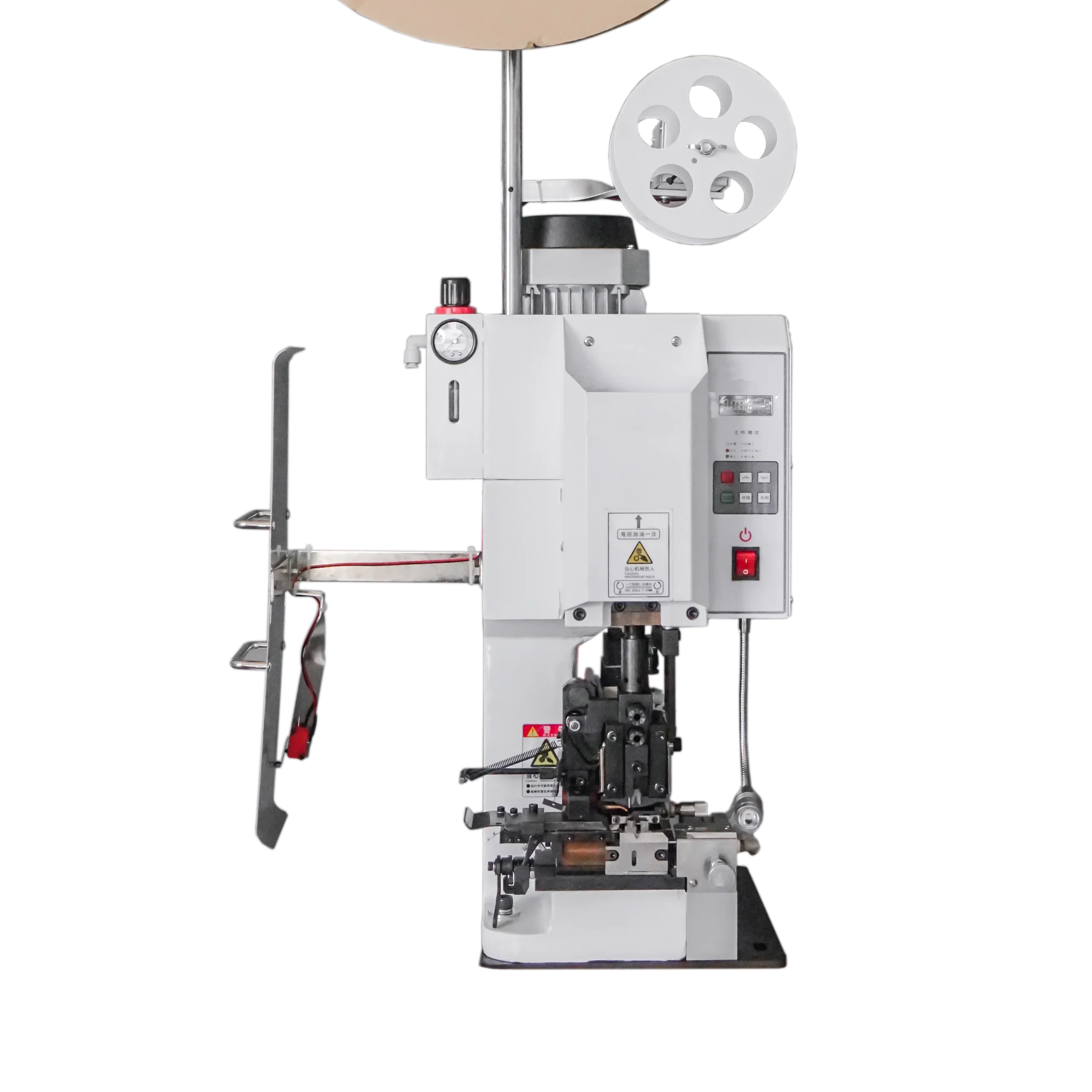

Electric Wire Stripping And Terminal Crimping Machine Semi-automatic Cable Stripping&crimping Machine