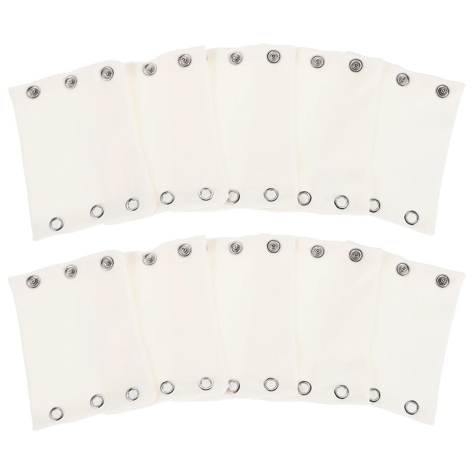 

10pcs Bodysuit Extenders Cotton Snap Pads For Baby Jumpsuits Extension Infant Toddler Clothes Lengthener Crawling Suit