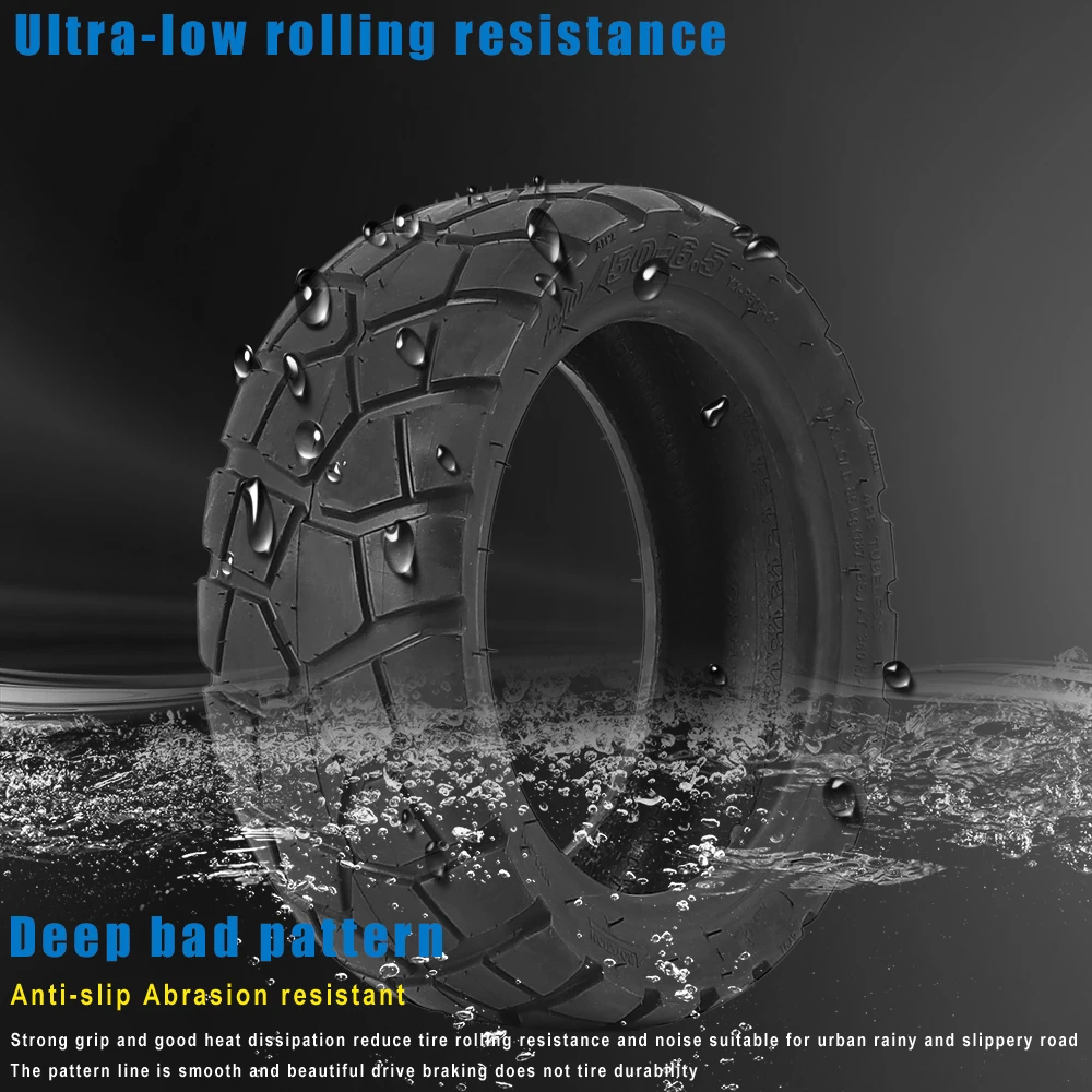 80/50-6.5 Offroad Schlauchloser Ersatzreifen für Kugoo G2 Pro Elektroroller Vorderrad Dicke Verschleißfeste Reifen – Detail 6