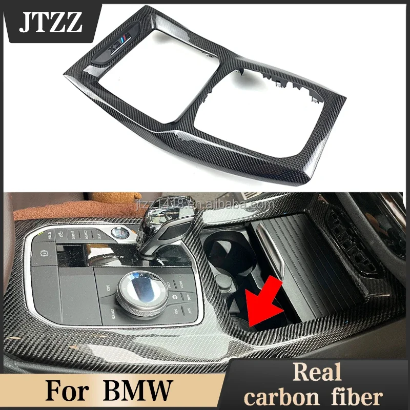 For BMW X4 X3M G01 G02 2018 2019 2020 2021 2022 2023 G45 Interior Carbon Fiber instrument panel Shift Panel Forged Carbon Fiber