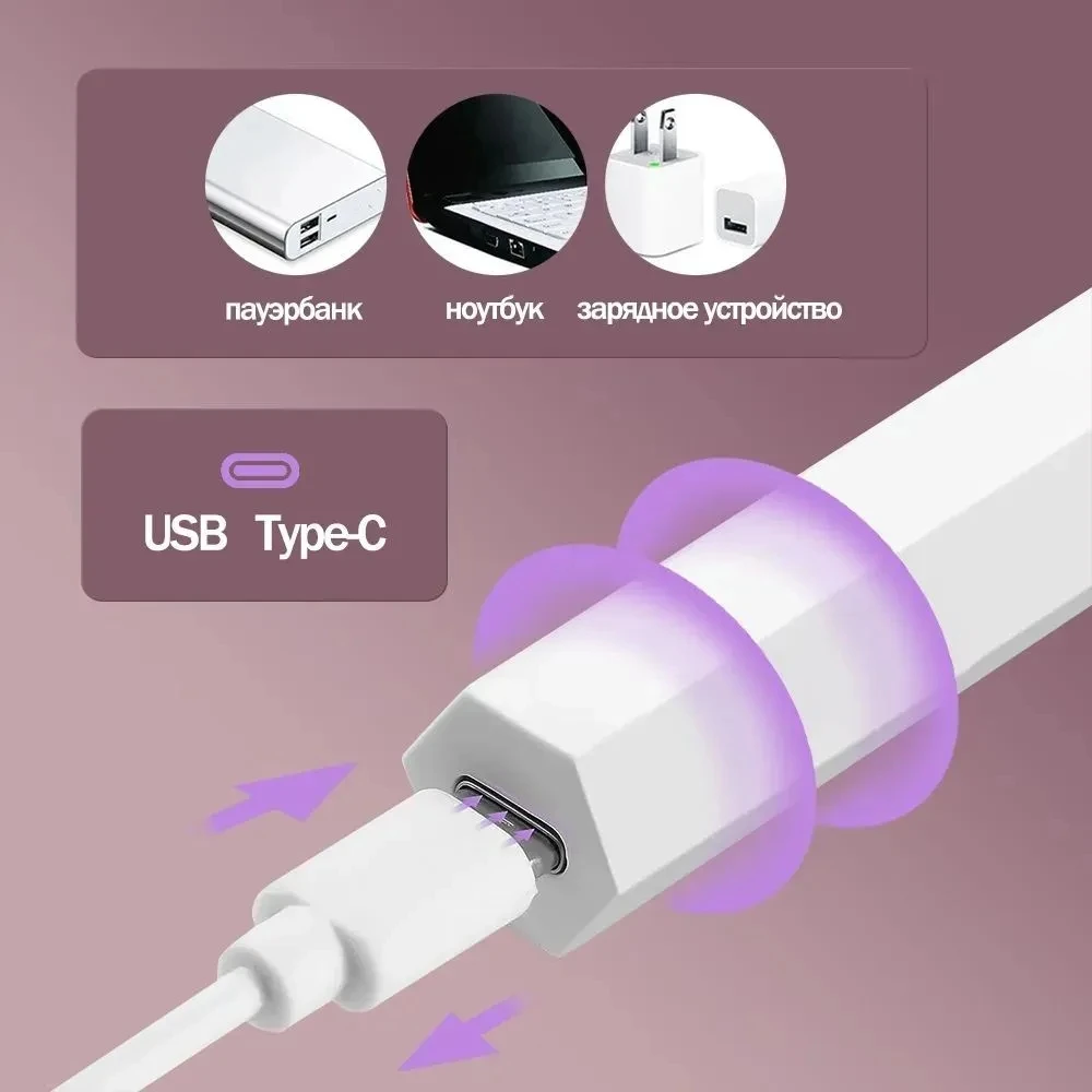 Draagbare mini LED-nagellamp, oplaadbare uithardende UV-lamp, mini-nageldroger, draagbare UV-nagellamp