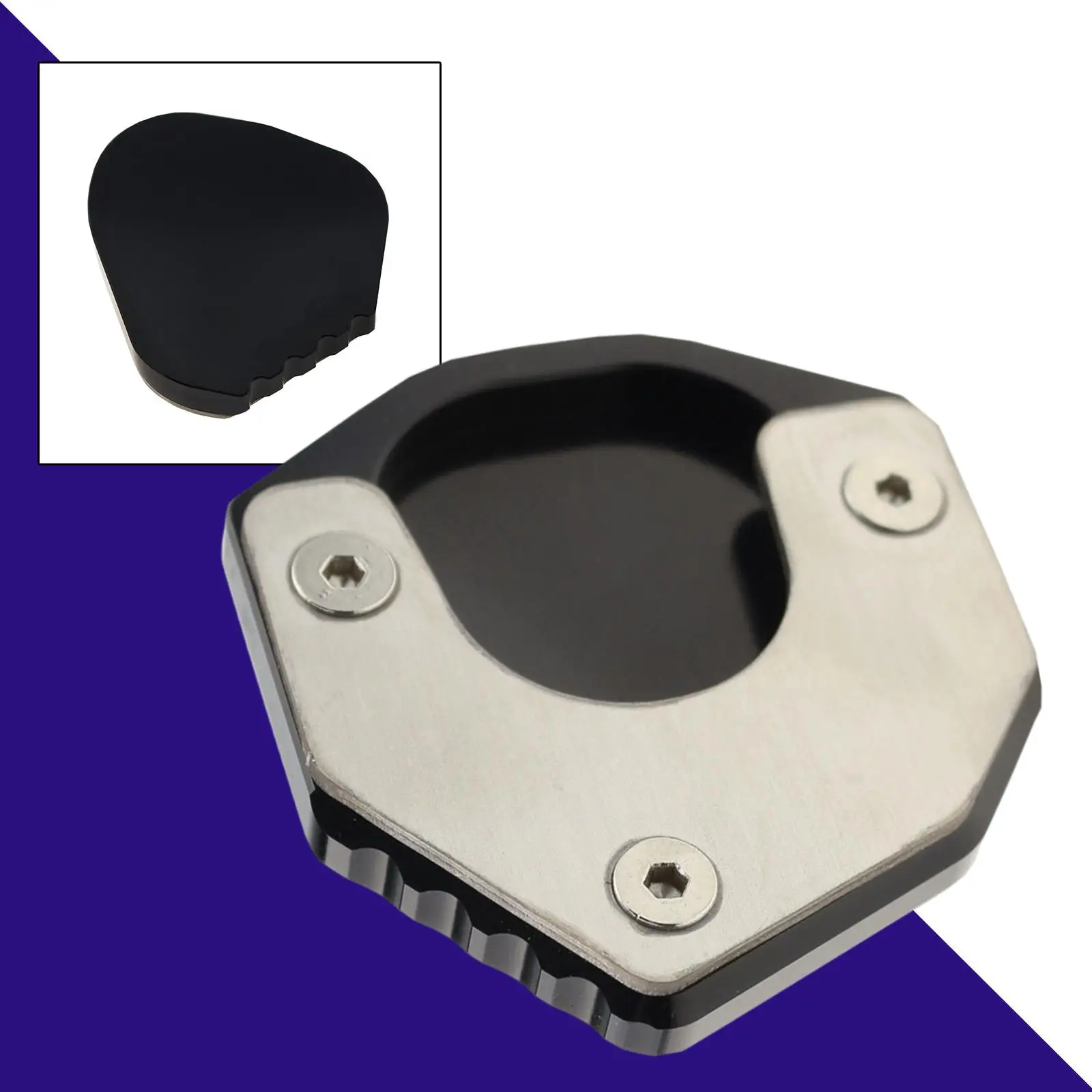 Kickstand Pad Foot Side Stand Enlarger Plate for SUZUKI DRZ400E DRZ400SM
