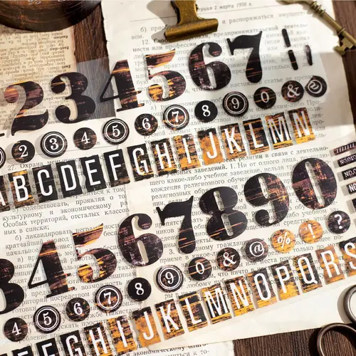 1 Uds./1 lote de cintas adhesivas decorativas, reproducción de notas antiguas, diario basura, pegatinas japonesas para álbum de recortes