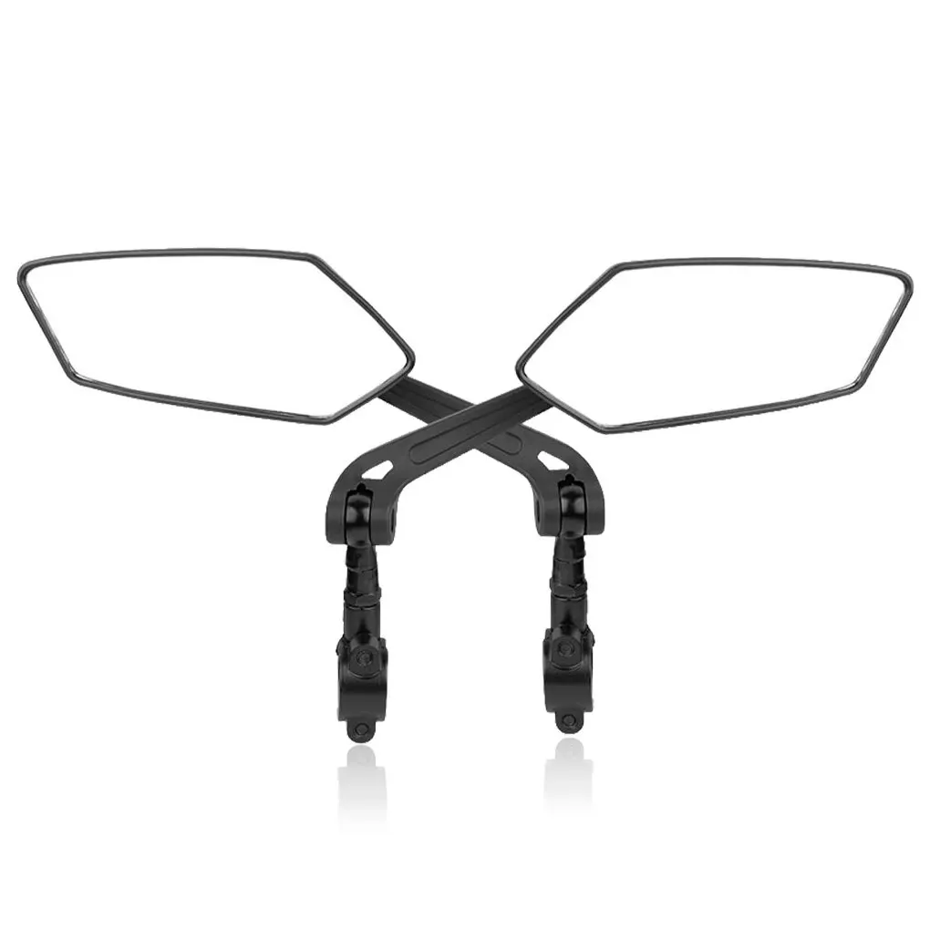 

Пара зеркал заднего вида для горных велосипедов, 360° ° Регулируемые, универсальные велосипедные зеркала, гладкий зеркальный дизайн, аксессуары для велосипеда