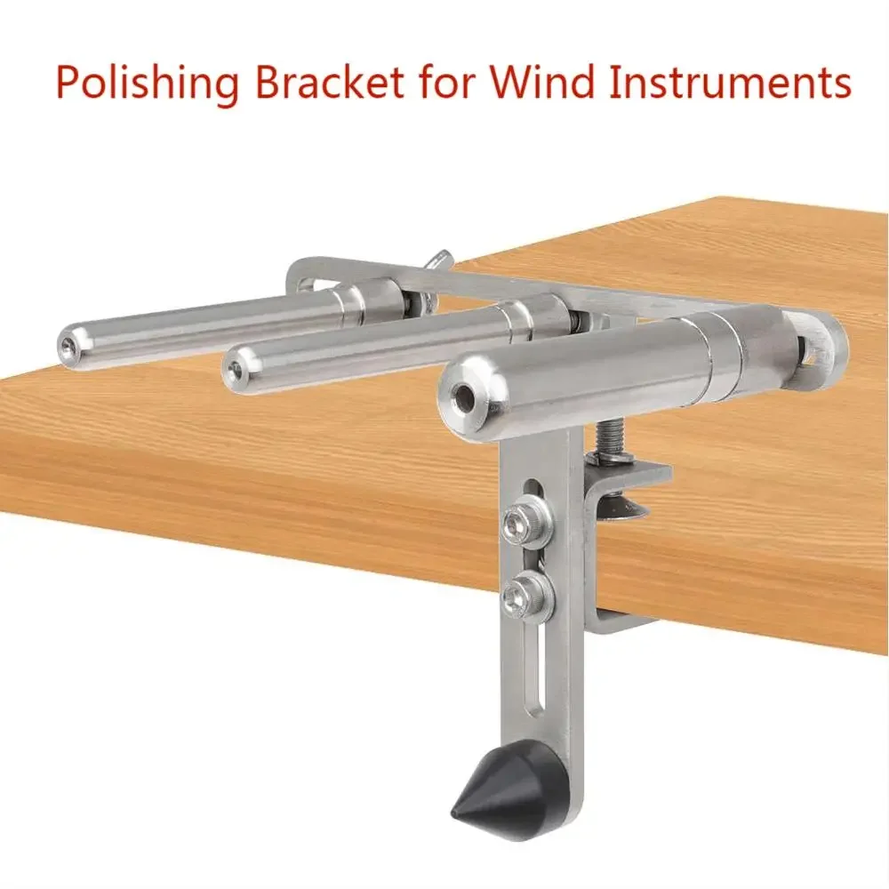 SLADE البوق تلميع قوس قابل للتعديل الترومبون الصلب أداة نحاسية لأداة النحاس تلميع إصلاح الملحقات