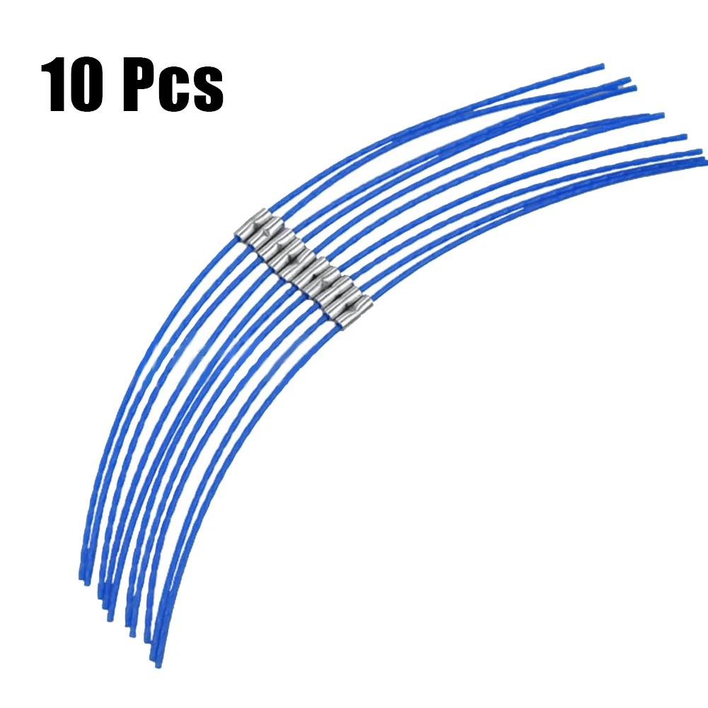 10pcs Nylon Line For Bosch F016800182 ART 30 Composite Trimmer Mower Parts Spool Line For Garden Lawn Mower Replacement Lines