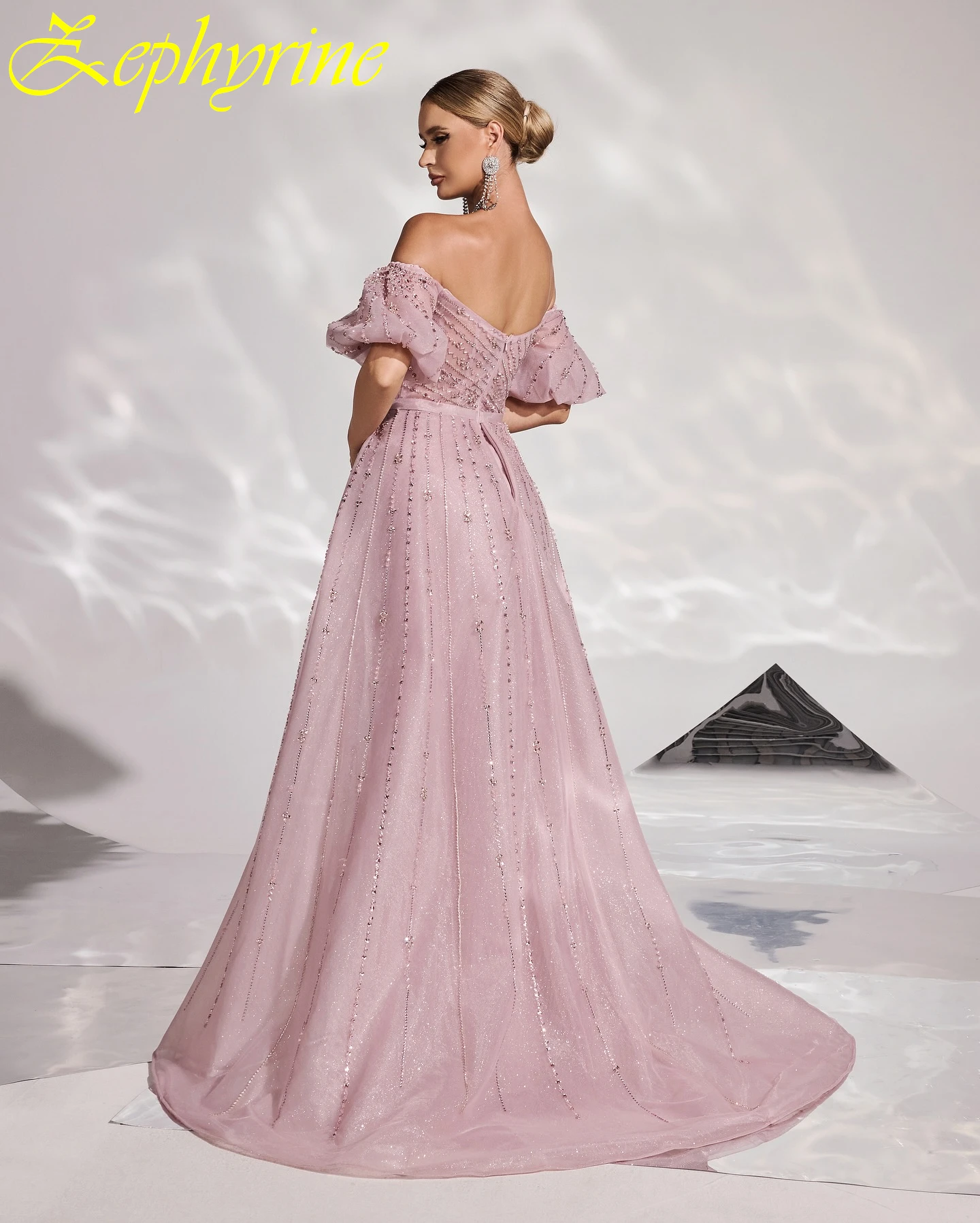 Personalizado em linha reta barco pescoço elegante moda vestido de noite alta qualidade delicado vestidos celebridade temperamento vestido de festa