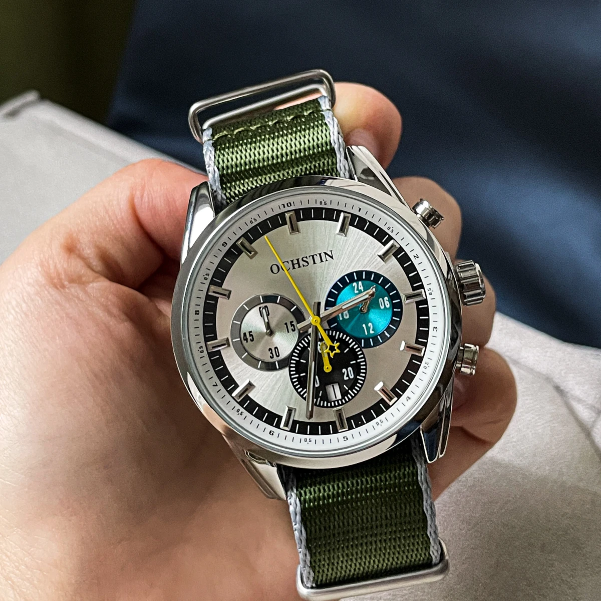 CILOA grande mostrador multifuncional relógio masculino 2025 novos esportes masculinos high-end casual presente de alta qualidade relógio de quartzo