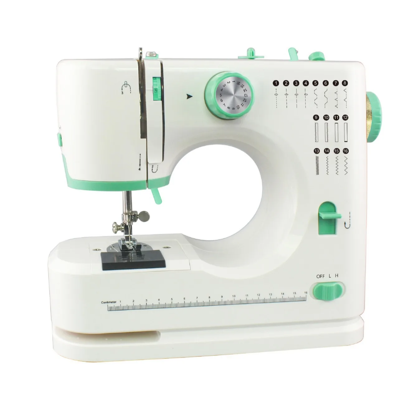 FHSM-520A Double Needle Double Thread 16 Stitch Household Multifunctional Edge Locking Electric Sewing Machine