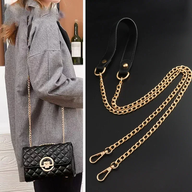 125cm Women Bag Straps Handbag Crossbody Bag Chains Belt Shoulder Bag Strap Replacement Strap Accessory Part Belt for Bags