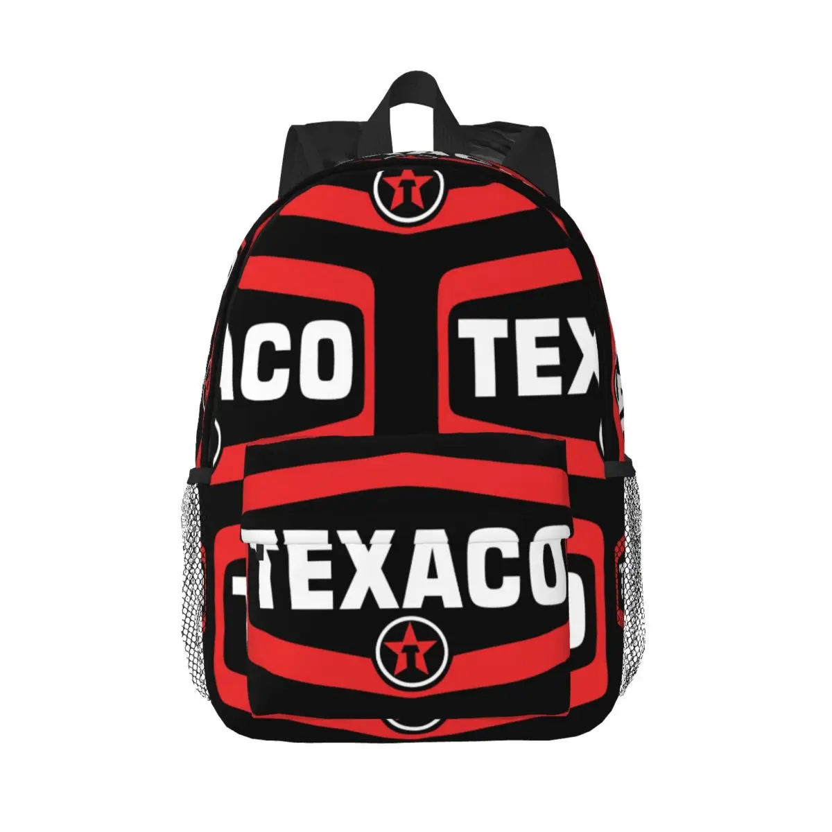 

Texaco Logo Backpack Middle High College School Student Bookbag