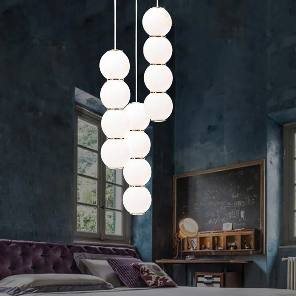 Lampe LED suspendue en forme d'escalier en spirale, design art moderne, luminaire décoratif d'intérieur, haut de gamme, idéal pour une villa, un salon, une salle à manger ou un chevet