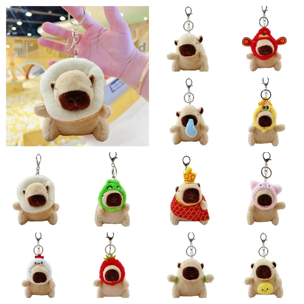 

Creative Light Brown Plush Capybara Doll Toy Stuffed Animals Cartoon Capybara Doll Soft Cute Fluffty Animal Doll Birthday Gift