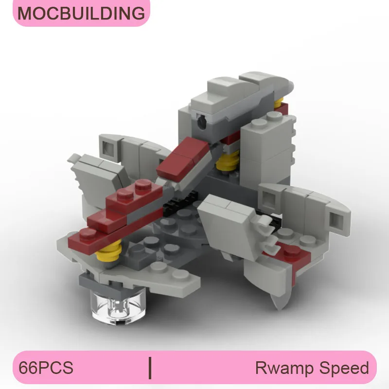 

Конструктор MOC: Модель «Быстрый поезд по болоту», DIY-набор для сборки, коллекционная модель для демонстрации, развивающая игрушка, рождественский подарок, 66 деталей