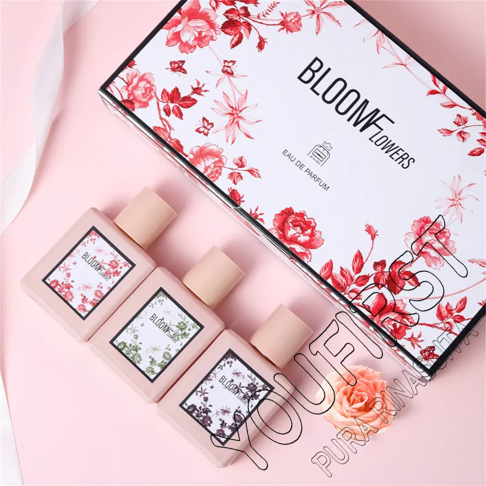 Brand Women Perfume Gift Box 3pcs Set 90ml Lasting Floral Scent Perfumes De Mujer Originales Cologne Fragrance Parfum Pour Femme