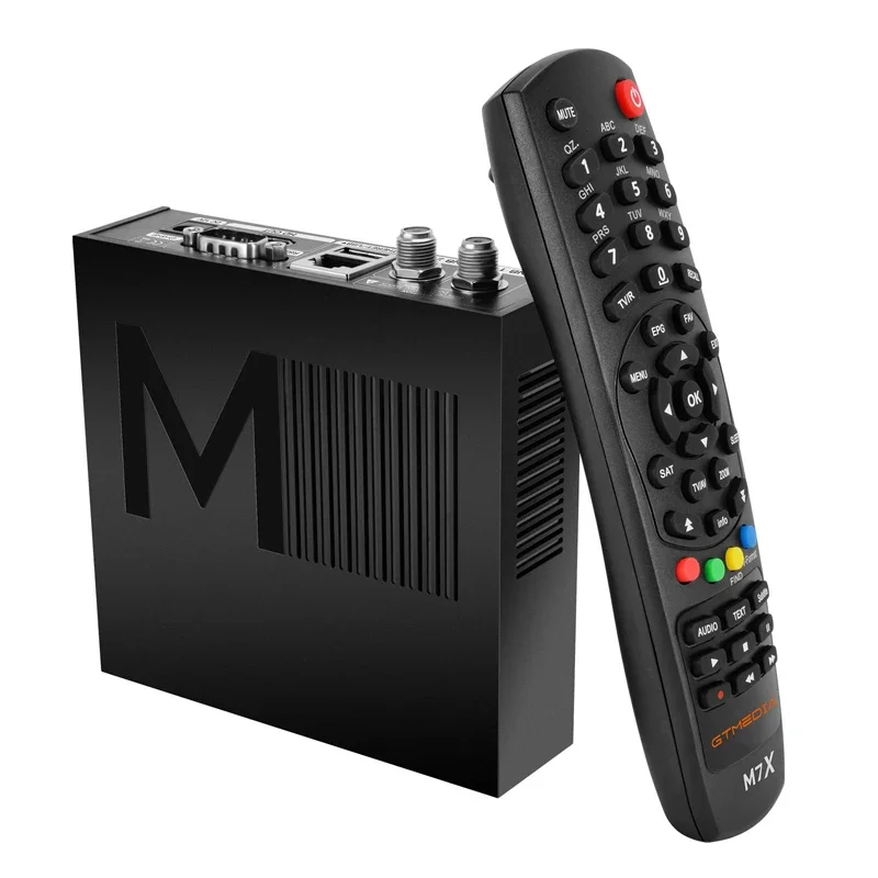 GTMEDIA-receptor de TV satelital M7X compatible con DVB-S2, sintonizador doble lKS y SKS, IKS, CS, M3U, VCM, ACM, Brasil, 70W