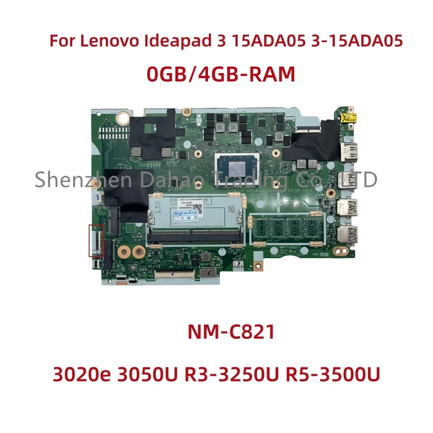 carte-mere-pour-ordinateur-portable-lenovo-ideapad-3-14ada05-3-15ada05-avec-ym3020-r3-3250u-0-go-4-go-de-ram-fru-5b20s44288-5b20s44284