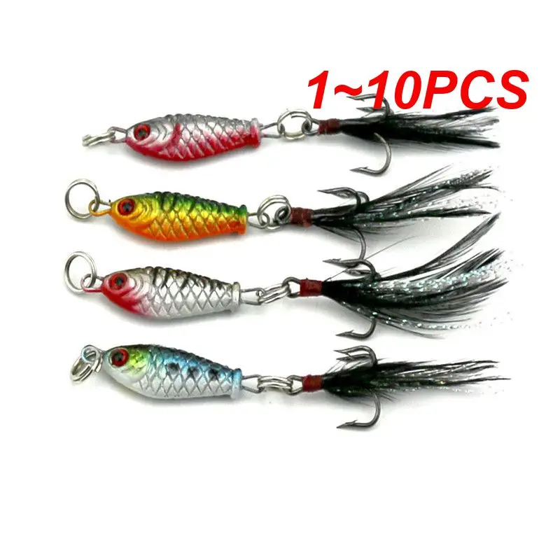 

1~10PCS Minnow Fishing Lures Bass Crankbait 4# Hooks Tackle Crank Baits Tackle Tool Fishing Accessories