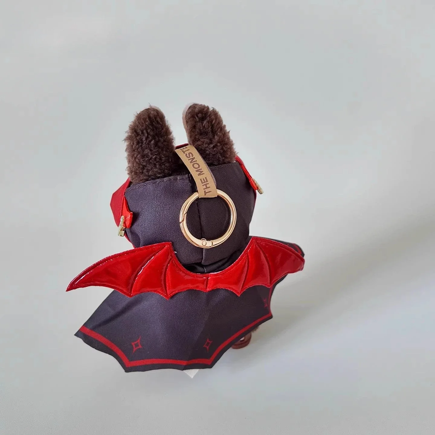 Vampiro pequeno diabo roupas para labubu v1v2v3 boneca de pelúcia roupas sentadas para decoração de halloween presente infantil