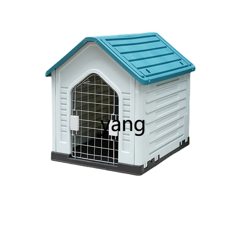 

Yhl Waterproof Kennel Four Seasons Universal Indoor Dog House Outdoor Rainproof and Sun Protection Medium Large Dog