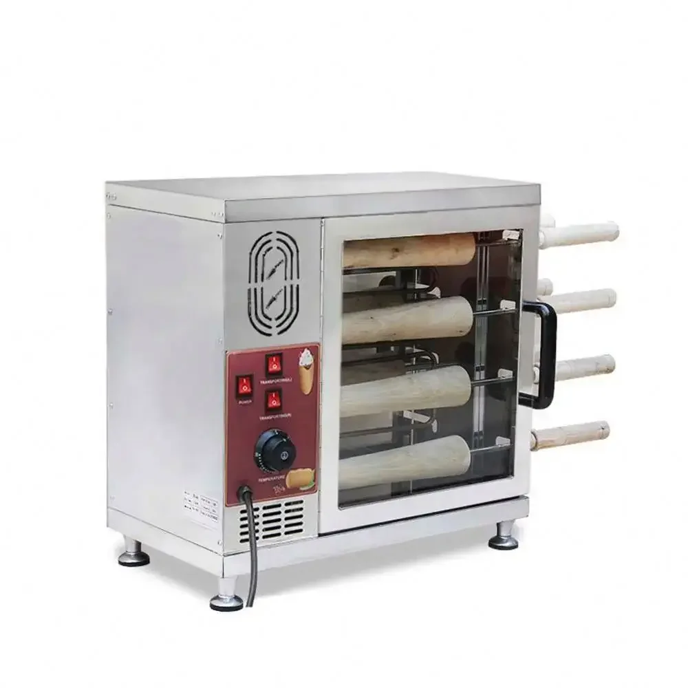

Electric Chimney Cake Maker/Trdlo Bread Roll Machine/Kurtos Kalacs Oven