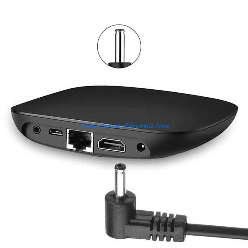 

G7NE 1M USB до 3.5x1.35mm 90 -градусной кабель питания для USB -света USB Fan