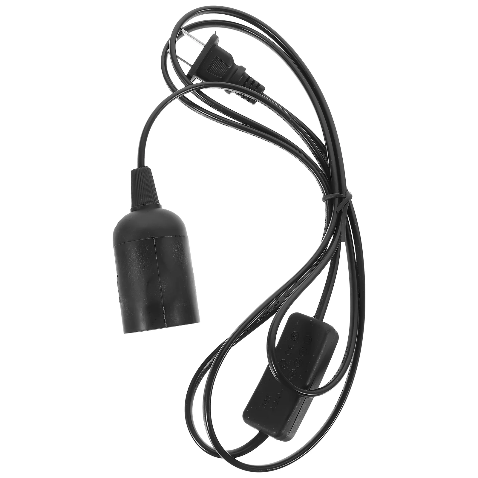 1pcs Adjustable Cord With In Light 1.8M Pendant Lamp Socket Us Plug Soft Sheathed Wire Abs Material Easy Installation Lamp