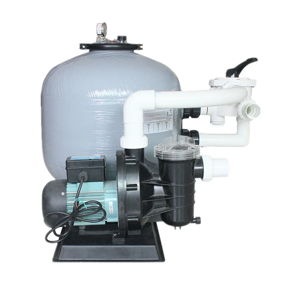 Sand Filter Filtration Pump Combo Fiberglass Automatic Backwash Pool Equipment & Accessories Swimming Pool Sand Filter