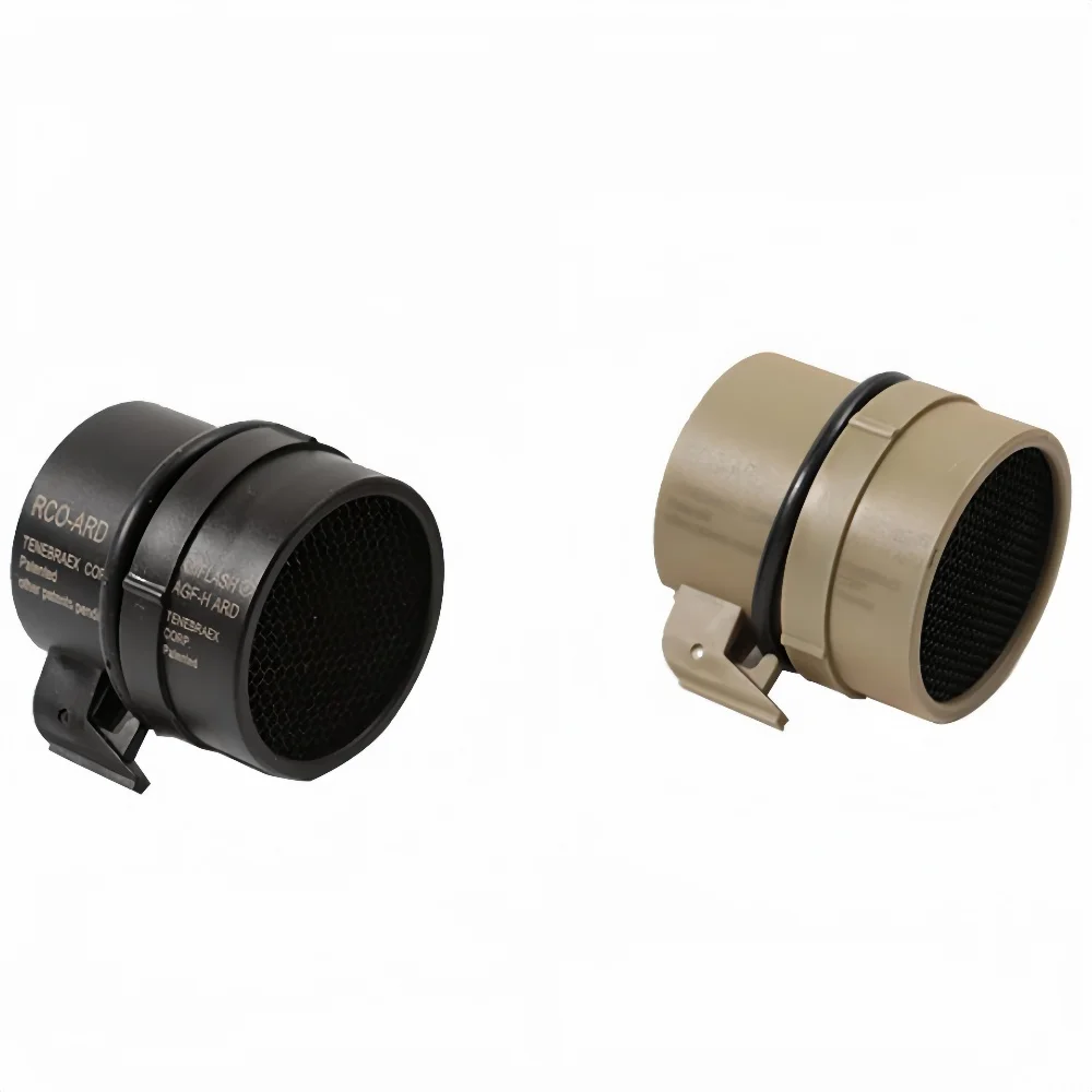 Taktische ACOG-Abdeckkappe aus Metallgitter für 4X32 1x32 Rotpunktvisier-Linsenschutz für Gewehrjagd, Schienenabdeckung – Detail 5