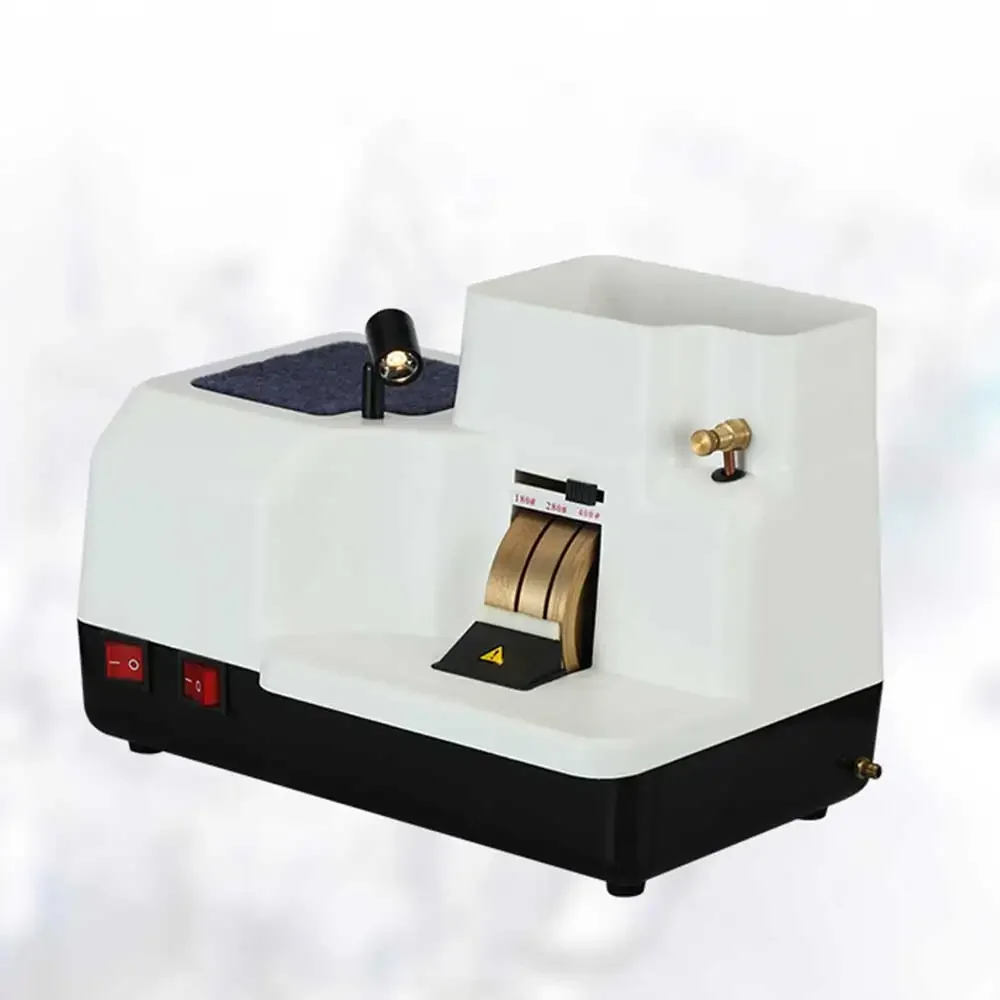 220V Lens Three Wheel Hand Grinder CP-6B Diamond Grinding Wheel Combination V Groove 90W Light