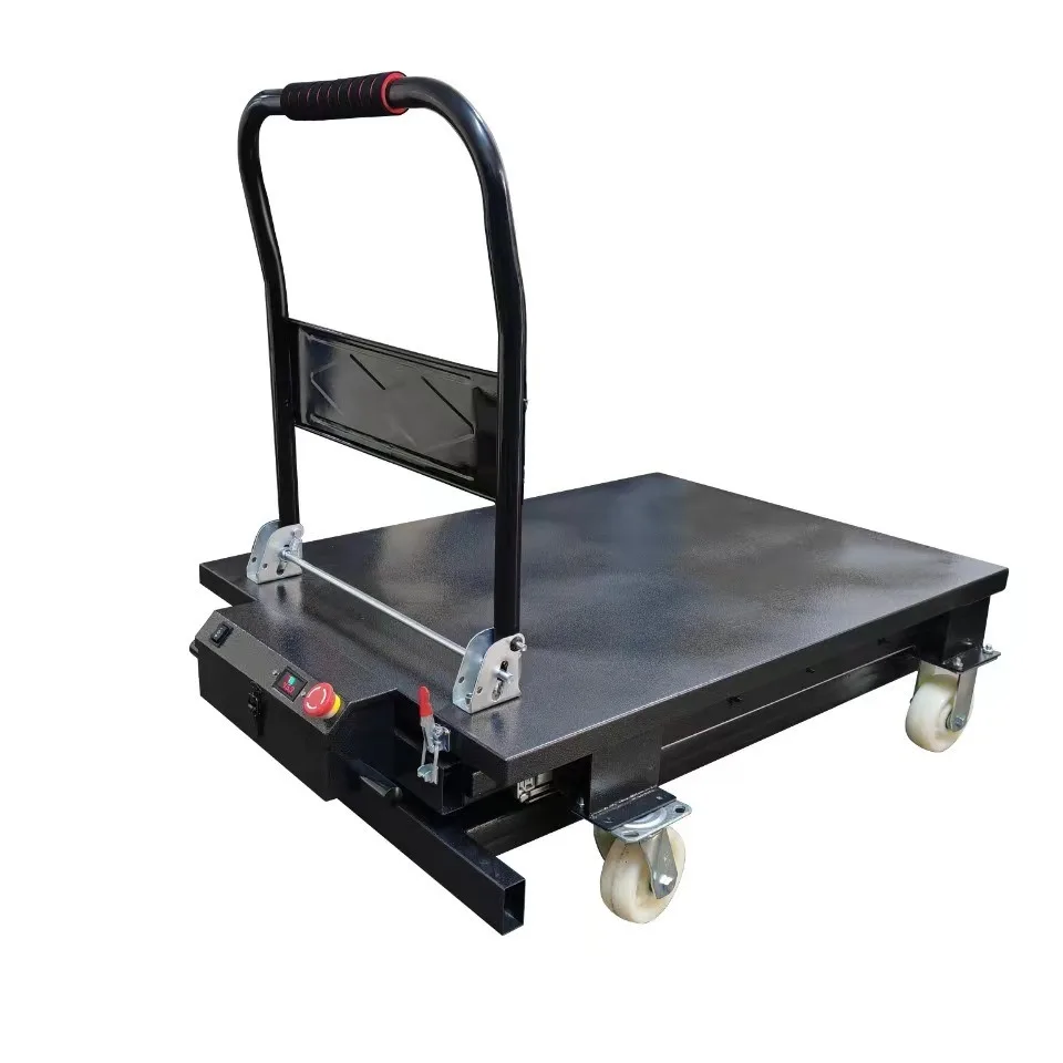 Hydraulic lifting platform trolley Portable logistics handling Scissor folding trolley