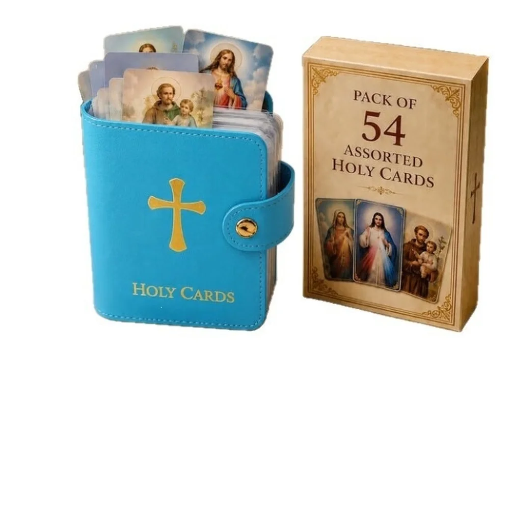 For Religious Celebrations Pocket Sized Cards Holy Prayer Cards For Daily Life Vibrant Color Holy Cards Holy Cards
