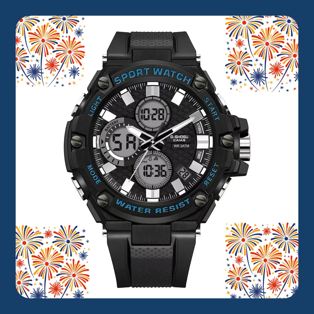 Многофункциональные электронные спортивные часы, ваш идеальный спортивный партнер. Доступны в нескольких цветах для вас подходит как вам нравится.