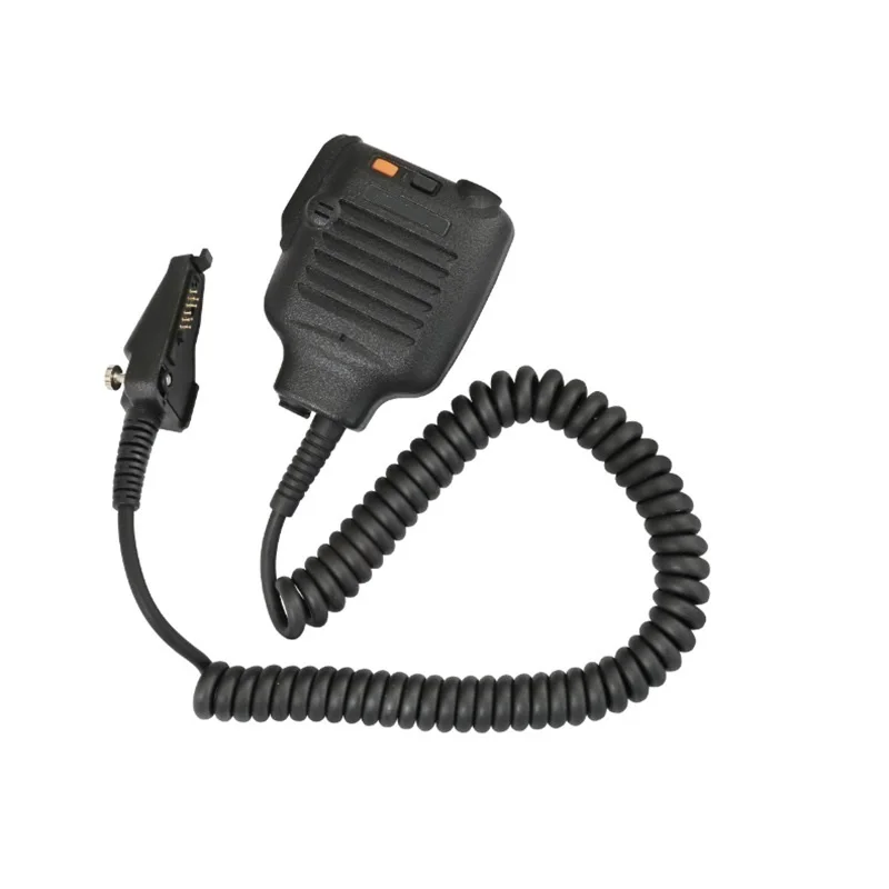 KMC25 Microfone de Ombro PTT, Alto-falante Rádio HAM com Blet Clip, 3.5mm Jack Mic, apto para Kenwood TK480, TK2140, TK5210, NX3300, VP6000