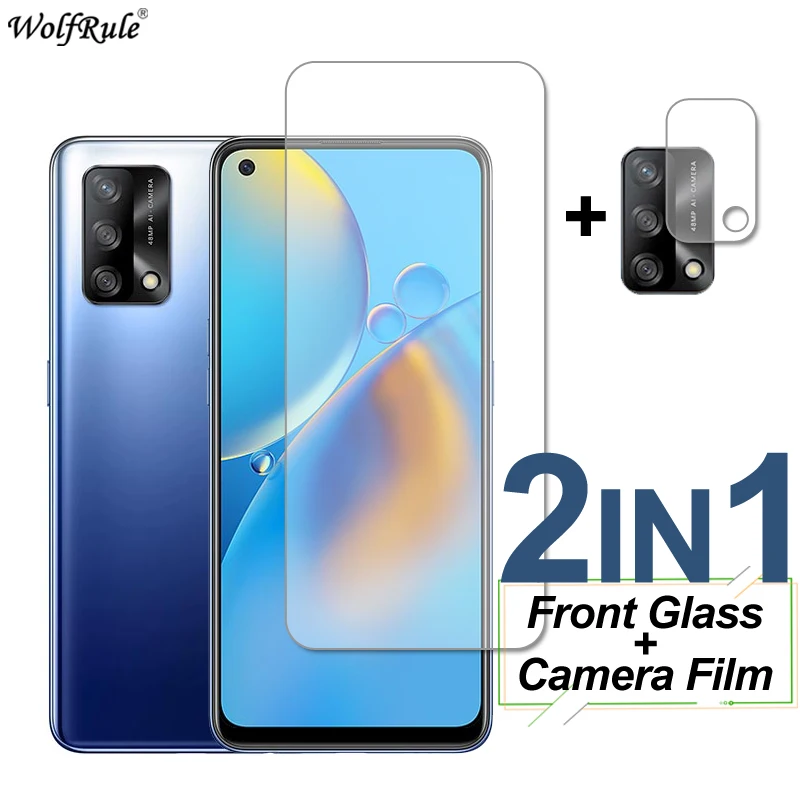 Protective Glass For OPPO A74 A76 A96 A11S A94 F19 Pro Plus Screen Protector Tempered Glass Phone Camera Film For OPPO A74 4G