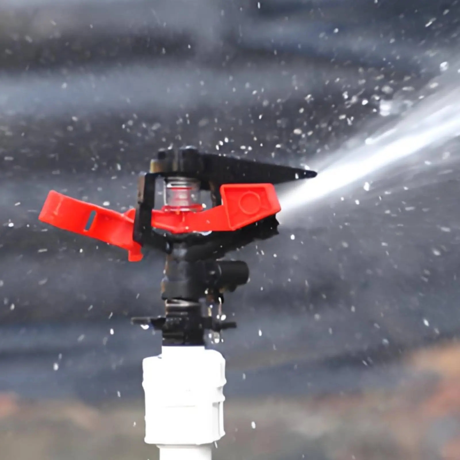 Pivoting Bar Sprinkler Even Water Distribution Adjustable Pivoting Spray Head Plastic Spray Sprinkler Wide Coverage Long Range view 3