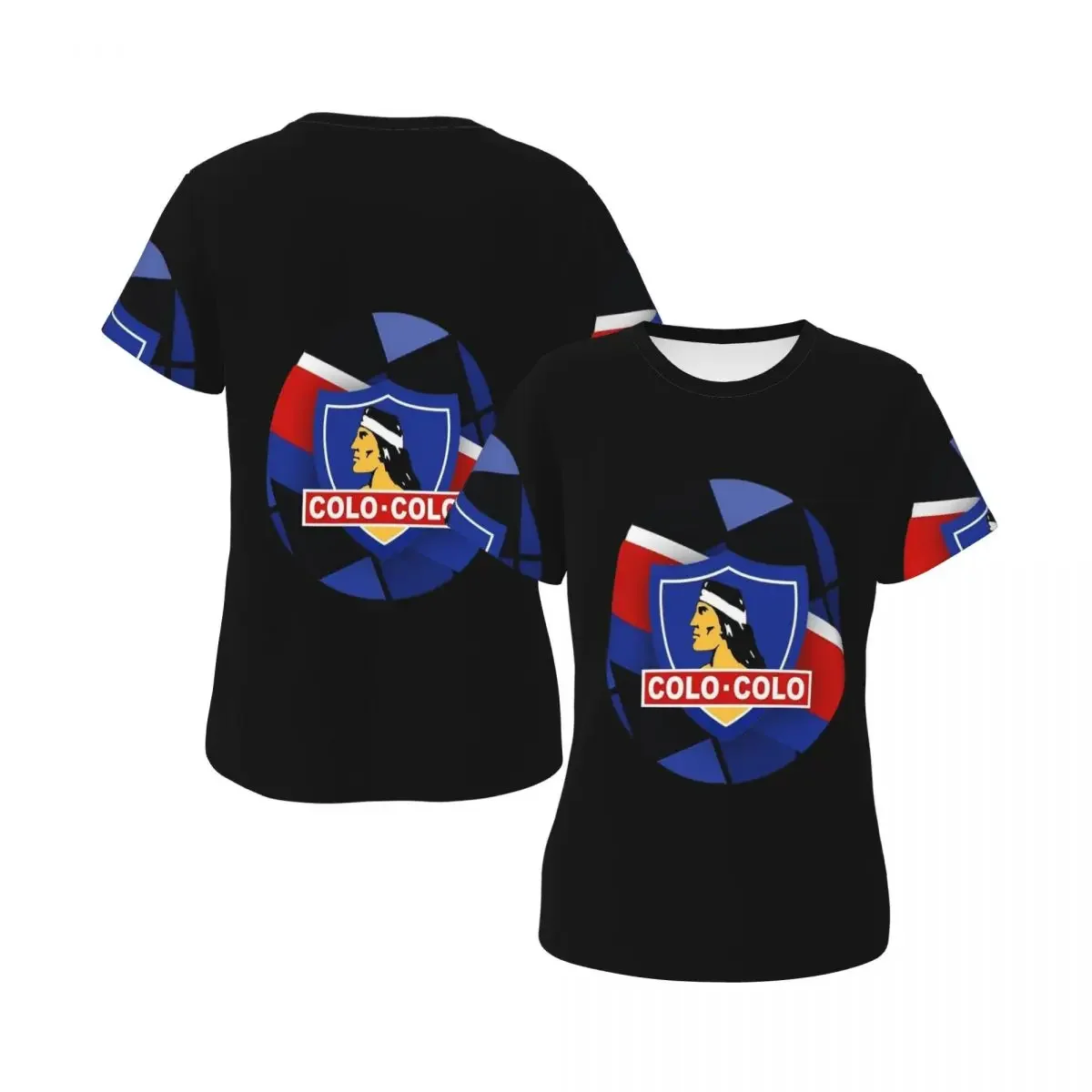 Golden Colo-Colo Campeon DE Chile T-Shirt for Women Round Neck Streetwear T Shirts Women's Tees Short Summer Clothes Tops