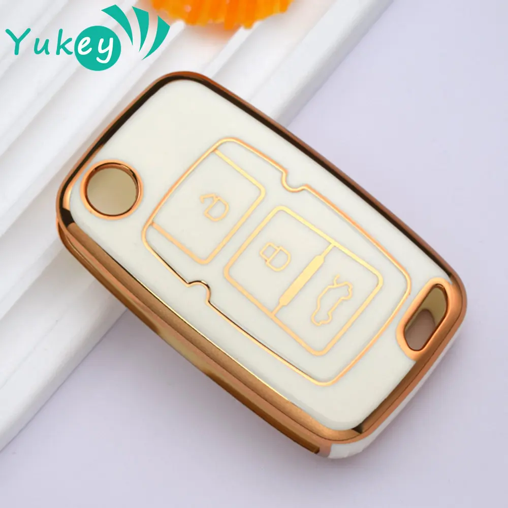 3 Buttons TPU Car Key Cover Case For Geely Emgrand Ec7 EU 7 EU7 Gc5 Gc6 Ec8 Ec718 Ec715 Keys Holder Fob Keychain Accessories