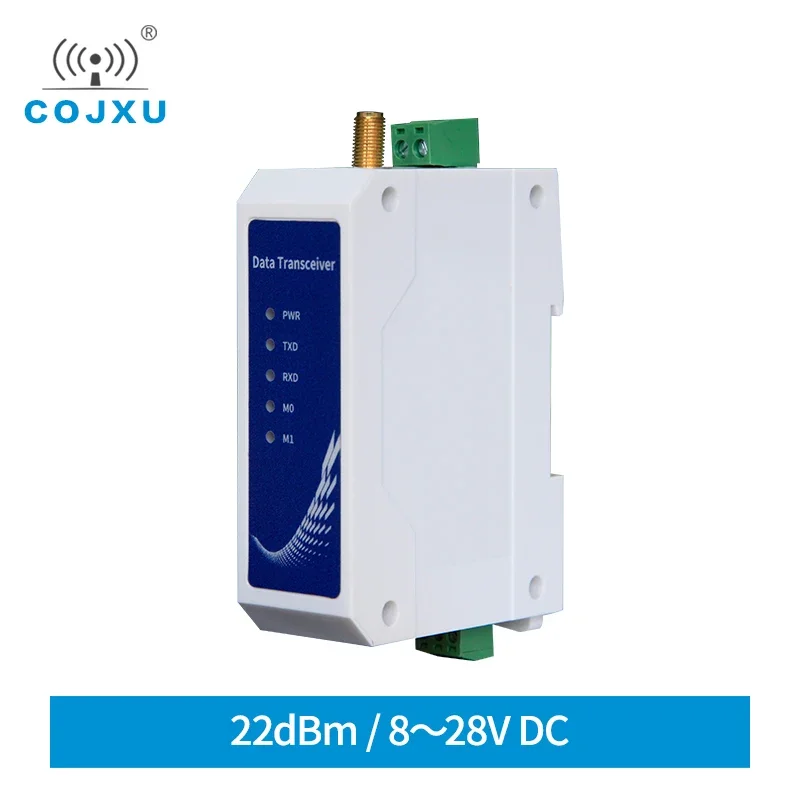 

E95-DTU(400SL22-485) SX1268 410.125-493.125MHz 22dBm 5km Range 12V 24V RS485 Modbus Din Rail 433Mhz LoRa Modem