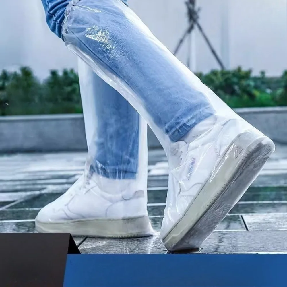 Disposable Rain Shoe Cover Waterproof and Non-slip Plastic Outdoor Thickened Wear-resistant Isolation Foot Cover Rain Proof